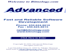 Tablet Screenshot of bitnology.com